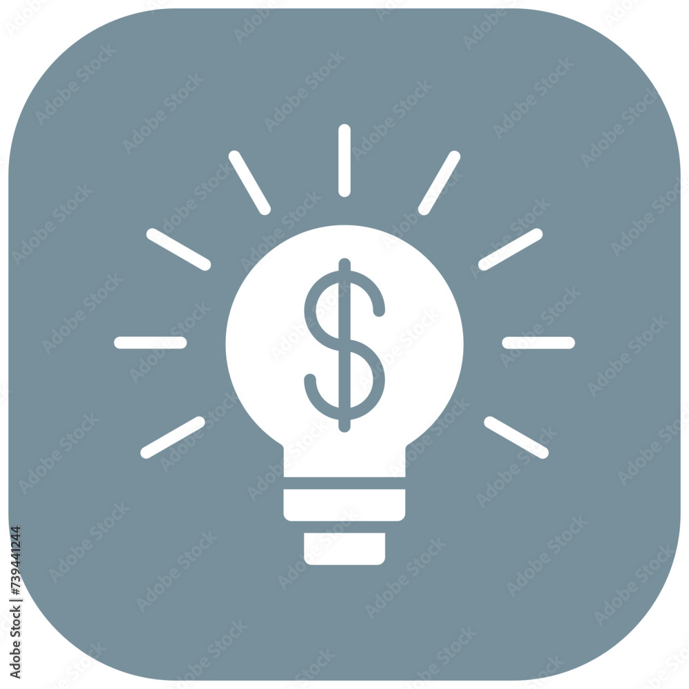 Money Idea Icon Money Idea Icon