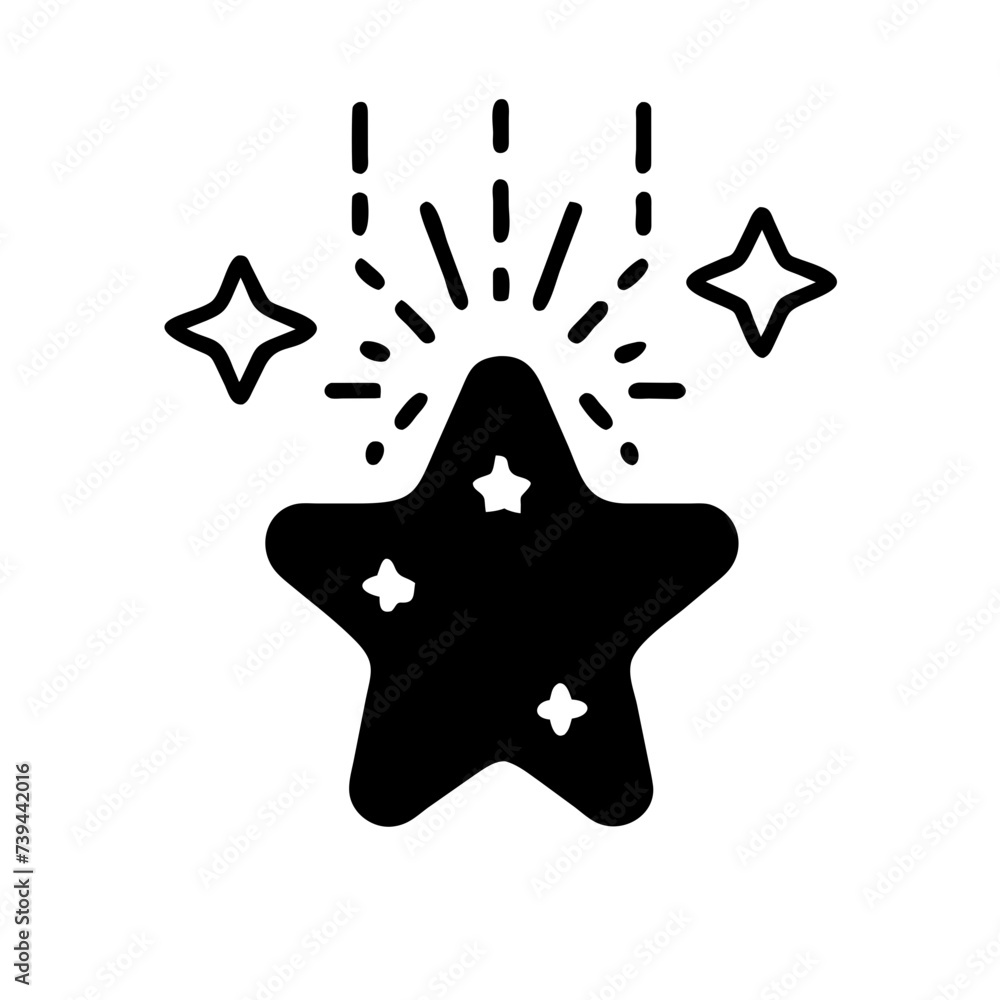 Sparkle Star Icon, Shine icon: Vector Illustration of Shining Stars Sparkles Sparkle Star Icon, Shine icon: Vector Illustration of Shining Stars Sparkles