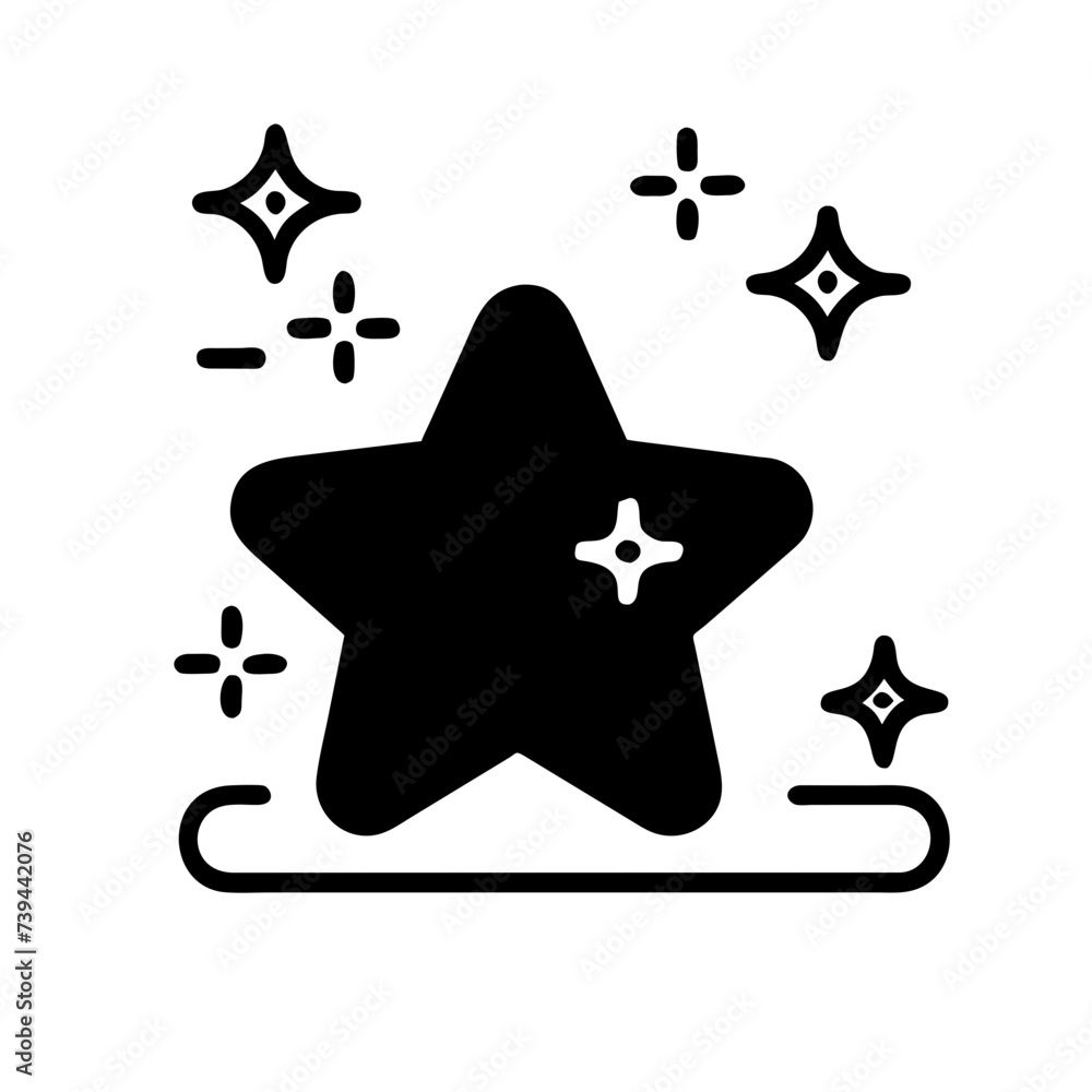 Sparkle Star Icon, Shine icon: Vector Illustration of Shining Stars Sparkles Sparkle Star Icon, Shine icon: Vector Illustration of Shining Stars Sparkles