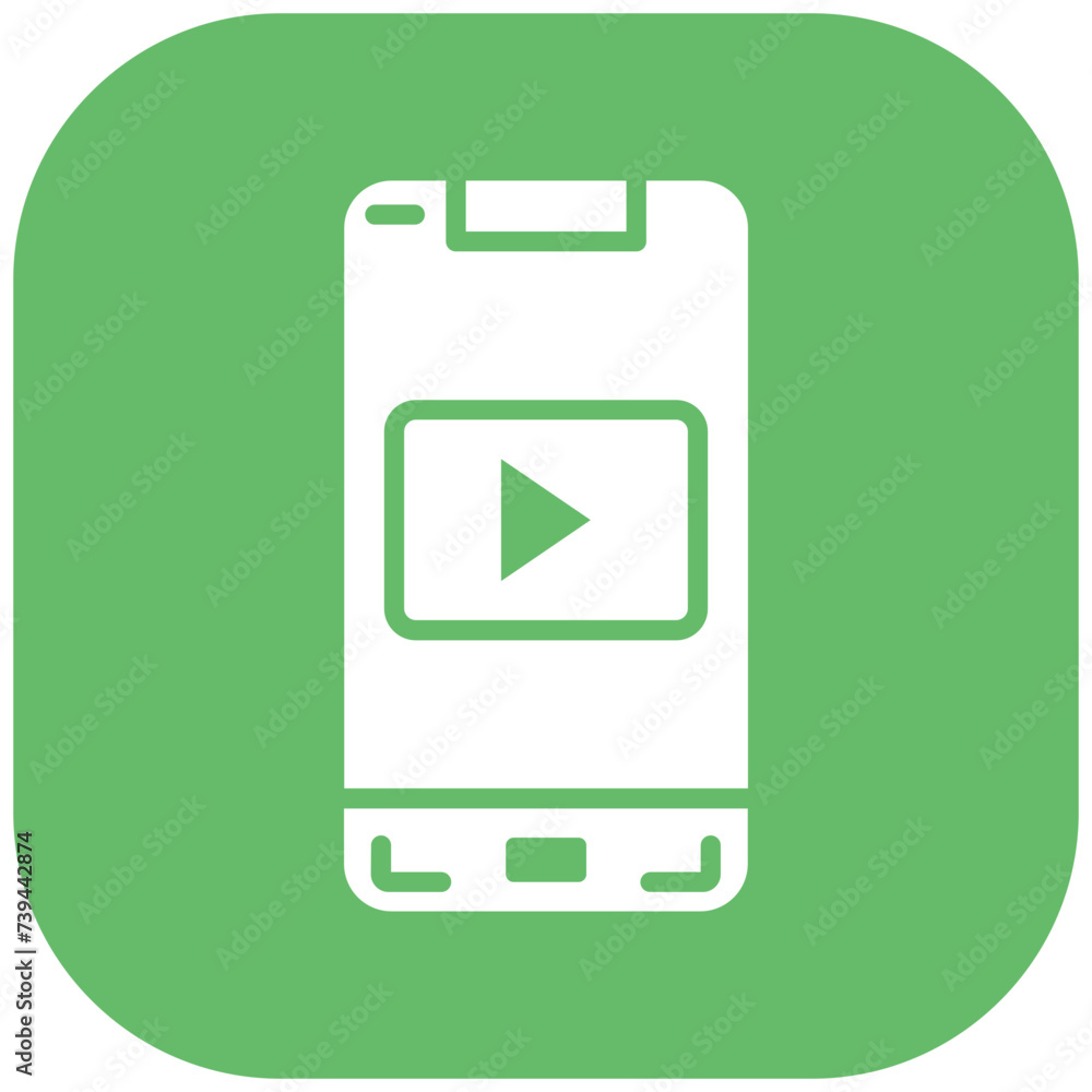 Mobile Video Icon Mobile Video Icon