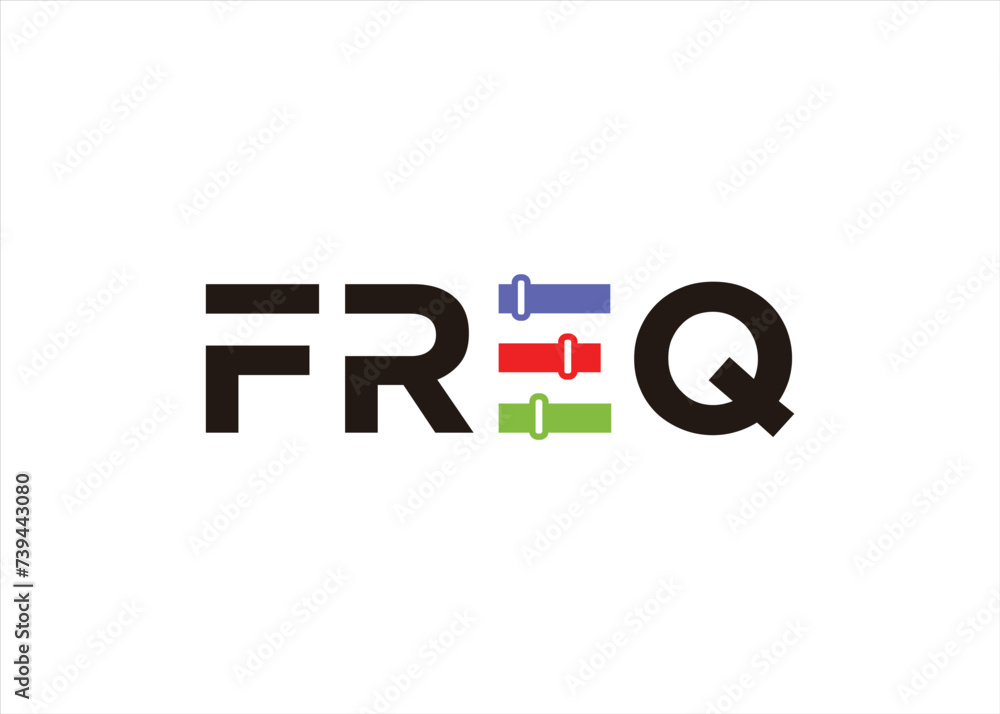 Fototapeta premium music logo design audio symbol frequency