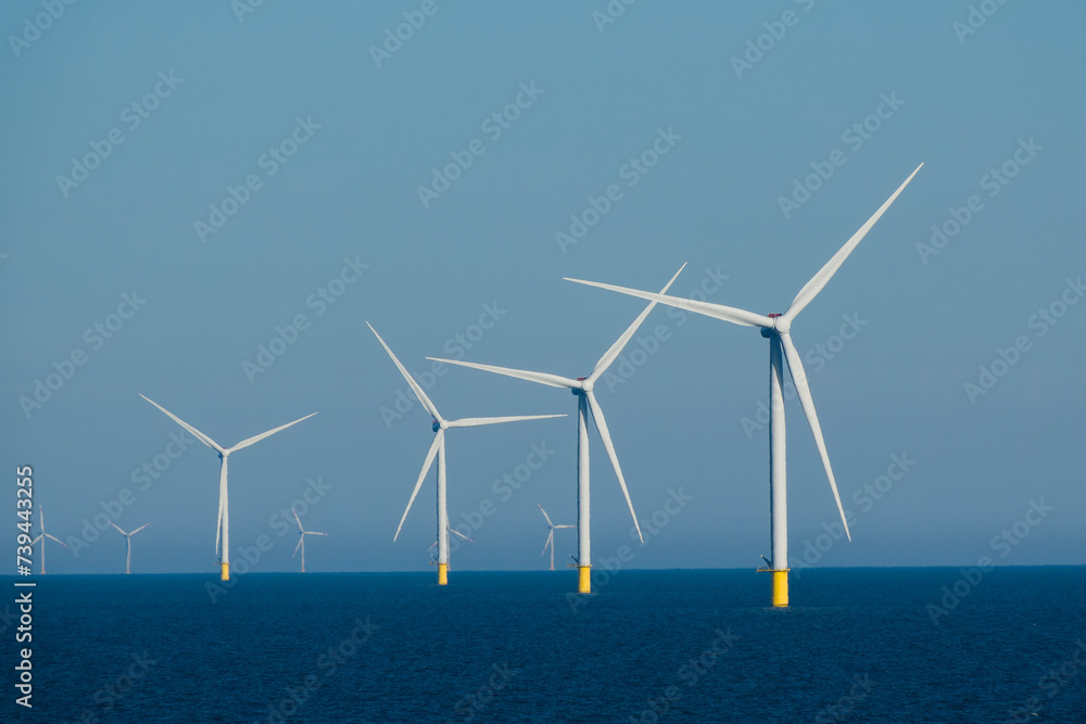 Offshore-Windpark in der Ostsee - obrazy, fototapety, plakaty 