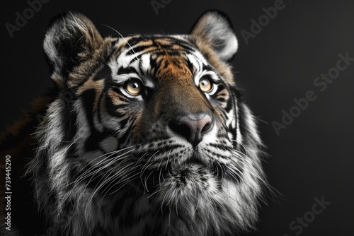 close up of a tiger