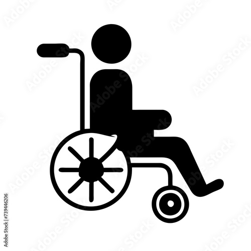 Wheelchair Access Icon, Wheelchair Icon, Handicapped icon