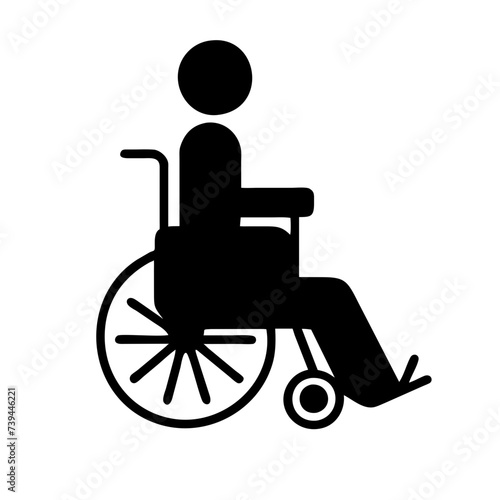 Wheelchair Access Icon, Wheelchair Icon, Handicapped icon