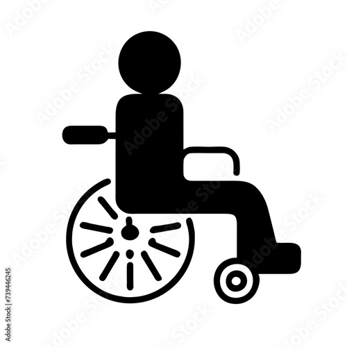 Wheelchair Access Icon, Wheelchair Icon, Handicapped icon
