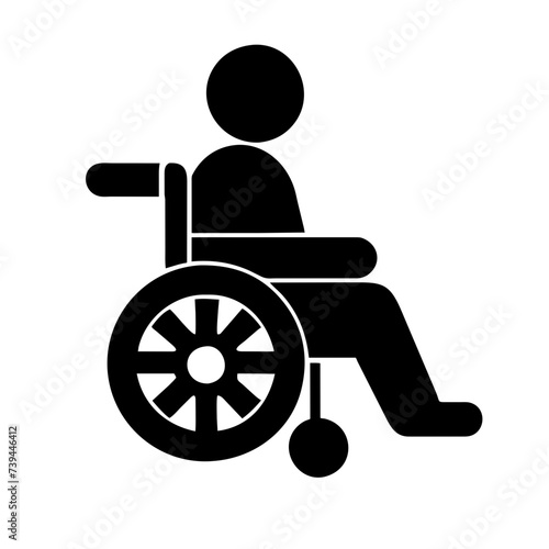 Wheelchair Access Icon, Wheelchair Icon, Handicapped icon