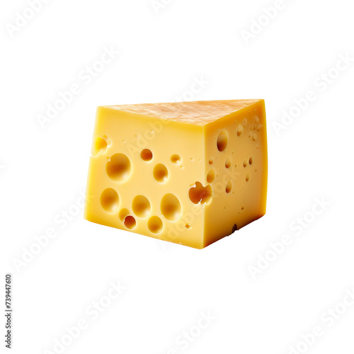 cheese isolated on white