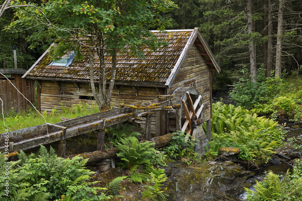 Historical water mill in Egge Museum at Steinkjer in Norway, Europe
Historical water mill in Egge Museum at Steinkjer in Norway, Europe