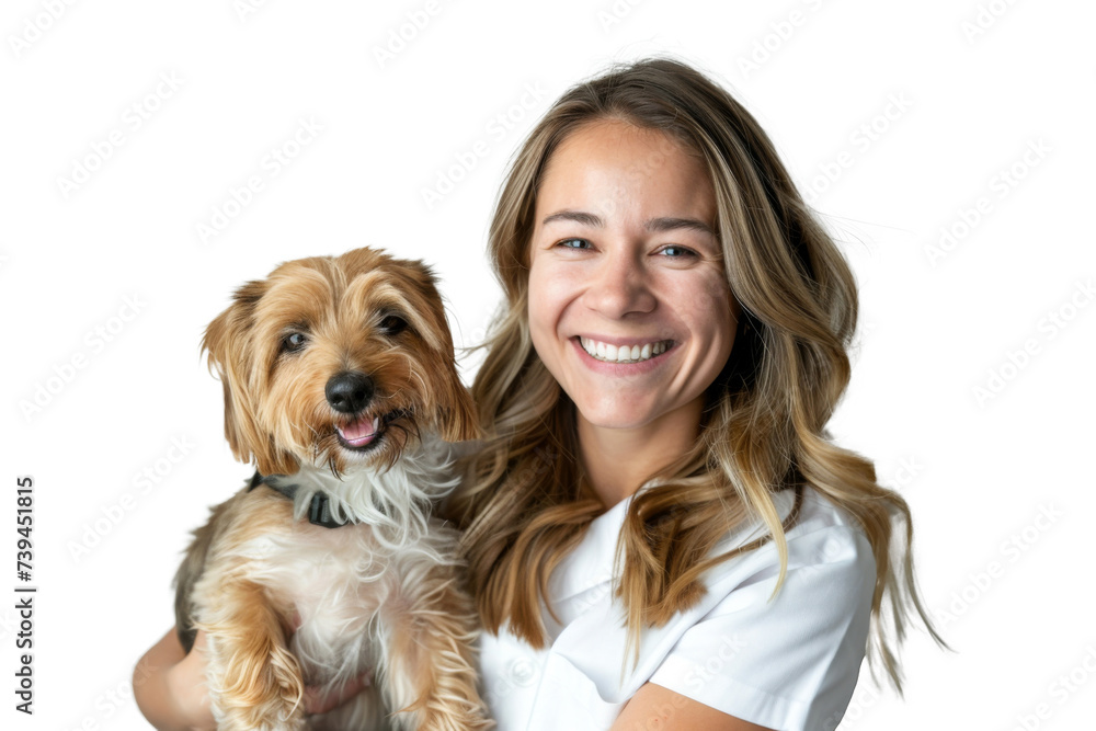 Portrait of beautiful women hugging cute dog with smile and hppiness isolated on background, lovely moment of pet and owner. Portrait of beautiful women hugging cute dog with smile and hppiness isolated on background, lovely moment of pet and owner.
