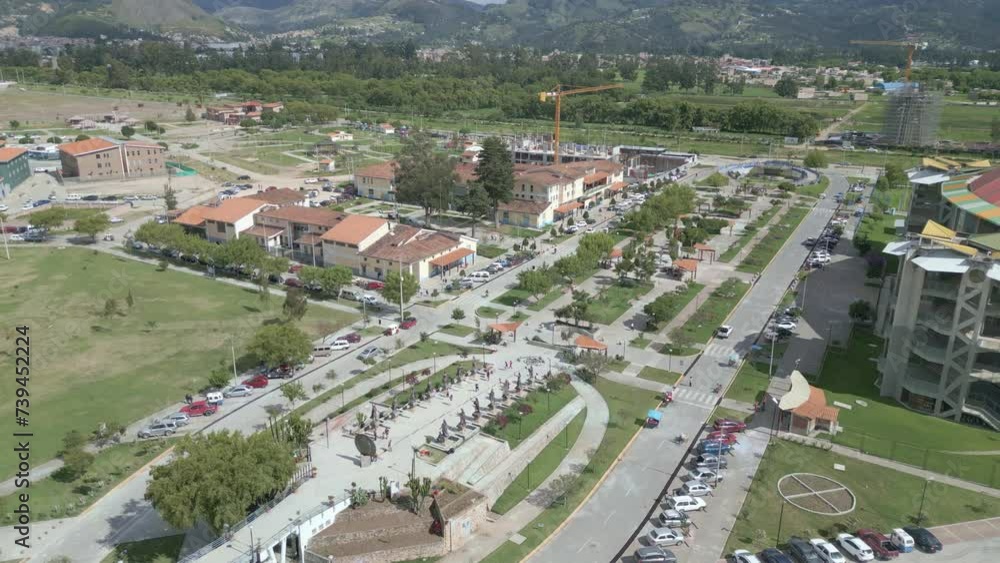 The park of the 14 Incas in Cajamarca,Peru The park of the 14 Incas in Cajamarca,Peru