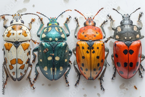 Wallpaper Mural state potato beetle on white Torontodigital.ca