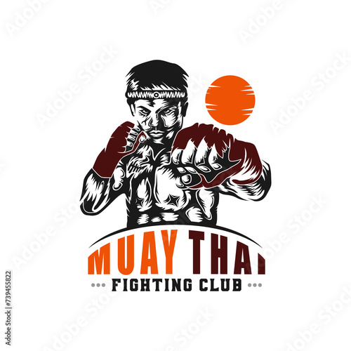 Muai thai logo