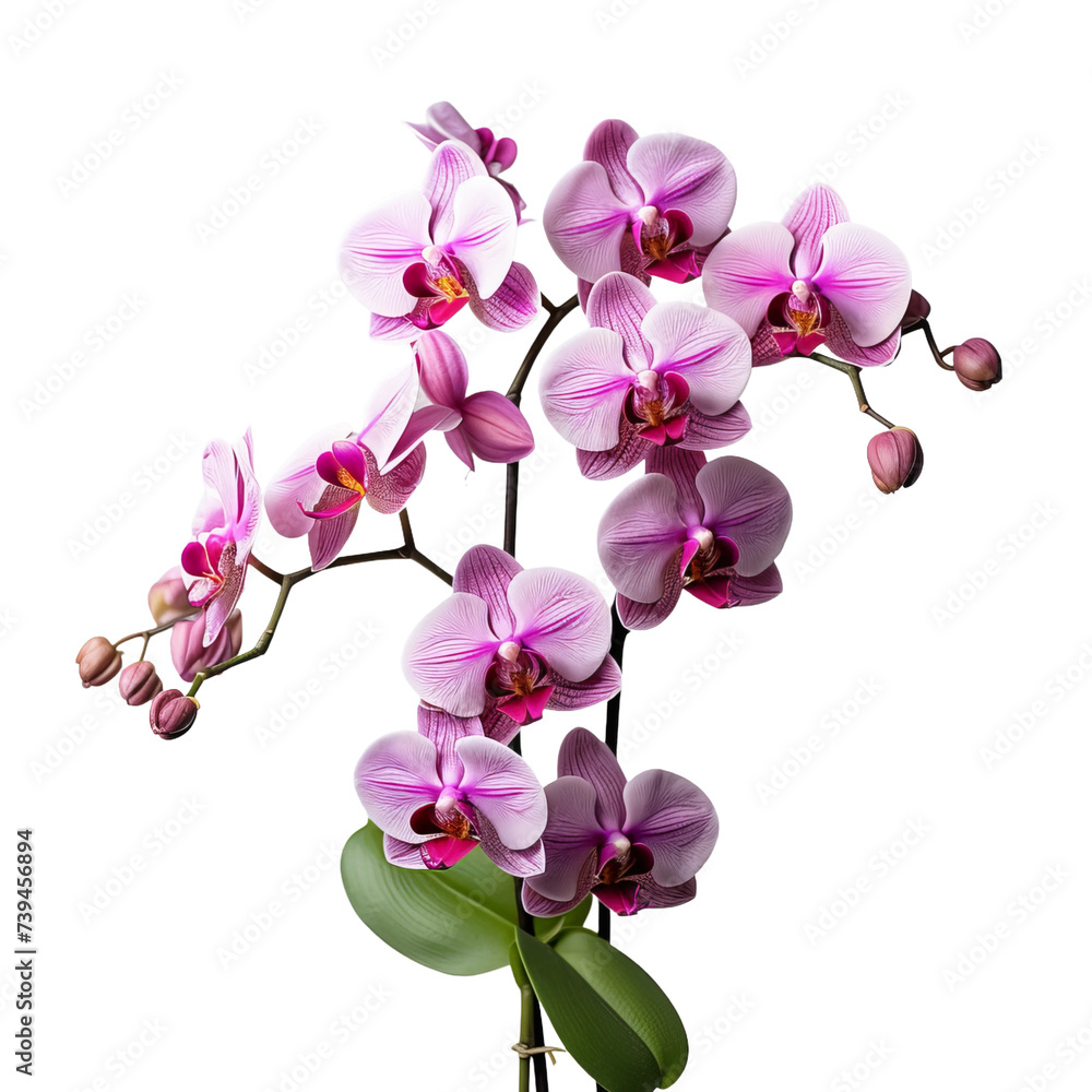 Naklejka premium purple orchid isolated