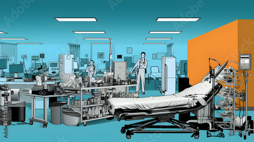 Illustration of Socio-Economic Disparities in Healthcare Infrastructure