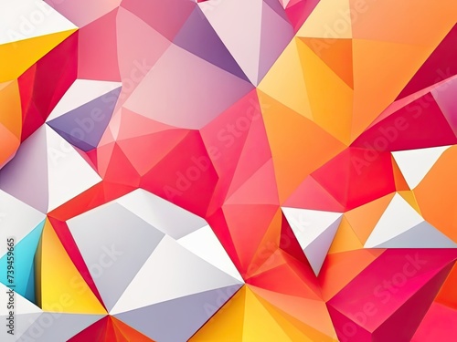 Free photo low poly abstract background