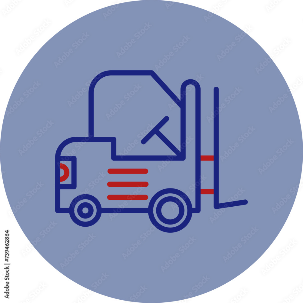 Lifter Line Two Circle Icon