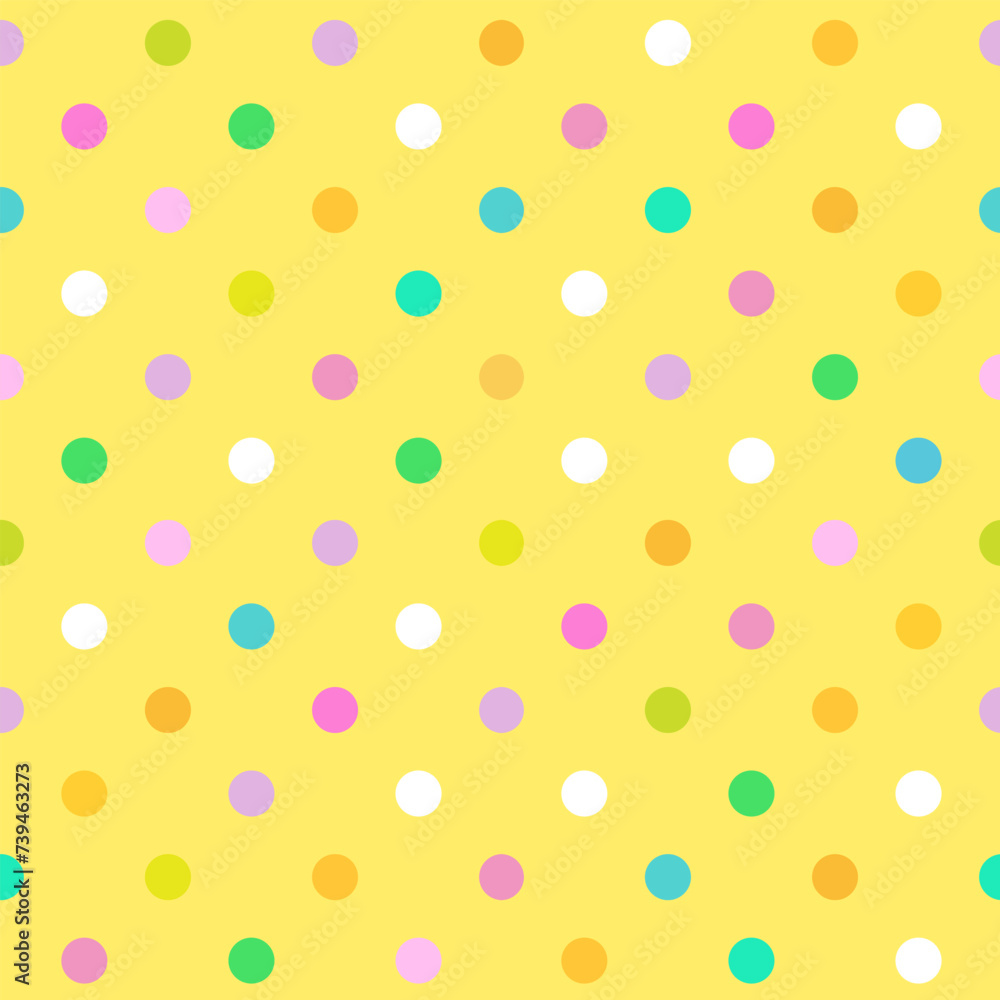 Polka Dot pattern, seamless texture Polka Dot pattern, seamless texture
