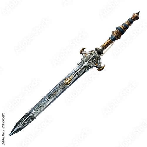 dagger isolated on white background