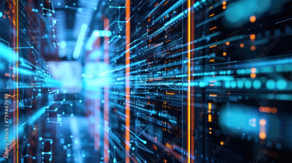 Digital cyberspace and digital data network connection. High-speed connection data analysis. future background. Digital cyberspace and digital data network connection. High-speed connection data analysis. future background.