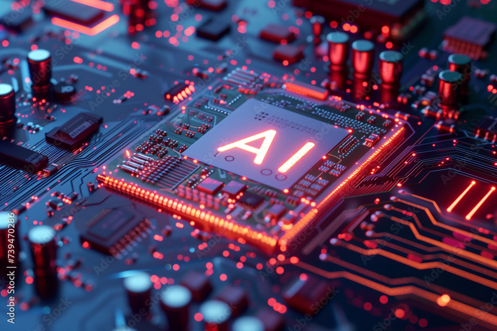 Artificial Intelligence Computer Chip Semiconductor Artificial Intelligence Computer Chip Semiconductor