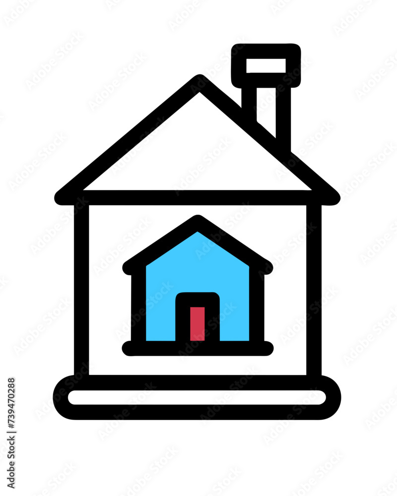 Real Estate icon. Realty, property, mortgage, home loan and house icon
Real Estate icon. Realty, property, mortgage, home loan and house icon