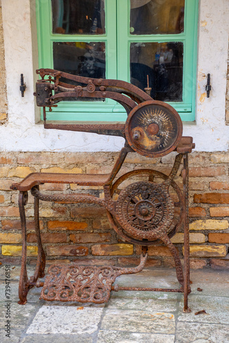 Danilia village the picturesque park-museum Bouas village is located ,Corfu,Greece photo