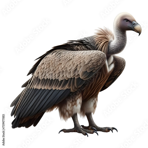 Isolated Vulture Bird on a Transparent background