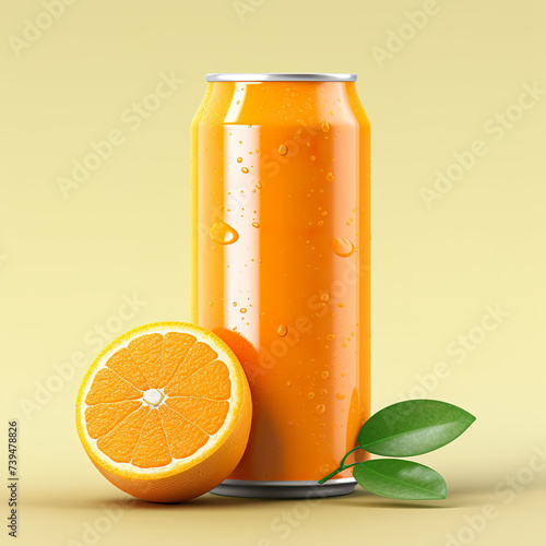 orange juice and fruits