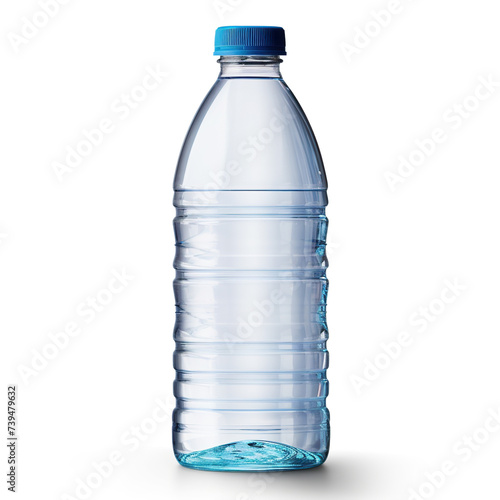 water bottle isolated on white