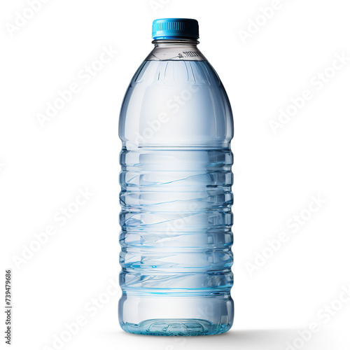 bottle of water isolated