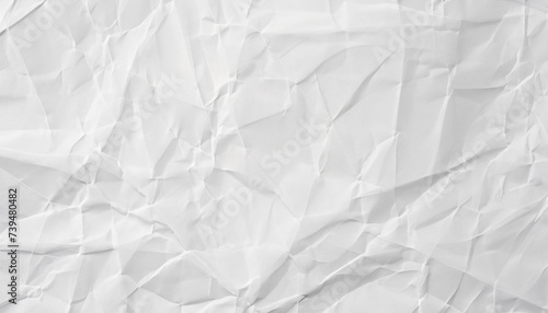crumpled white paper texture. wrinkled paper texture background