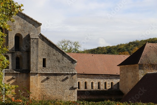 The abbey of Fontenay, France 