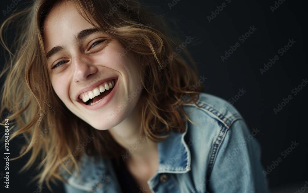 features a close-up of a person with a bright smile on their face. The individuals expression exudes joy and positivity, portraying a genuine moment of happiness. features a close-up of a person with a bright smile on their face. The individuals expression exudes joy and positivity, portraying a genuine moment of happiness.