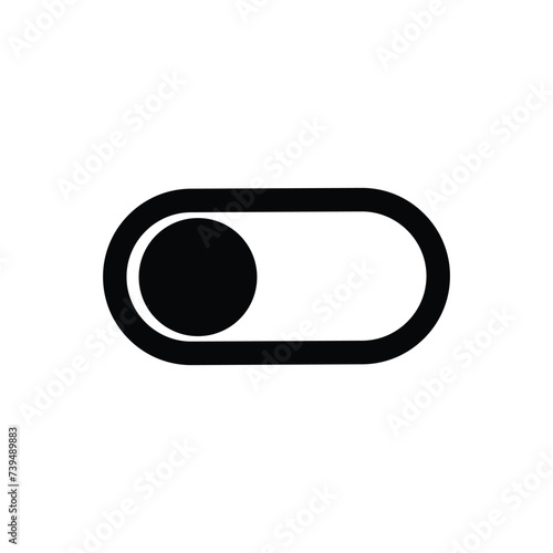 Vector On and Off Switch. Mode Switcher, tablets and computers. Toggle Element for Mobile App, Web Design, Animation. Light and Dark Buttons.