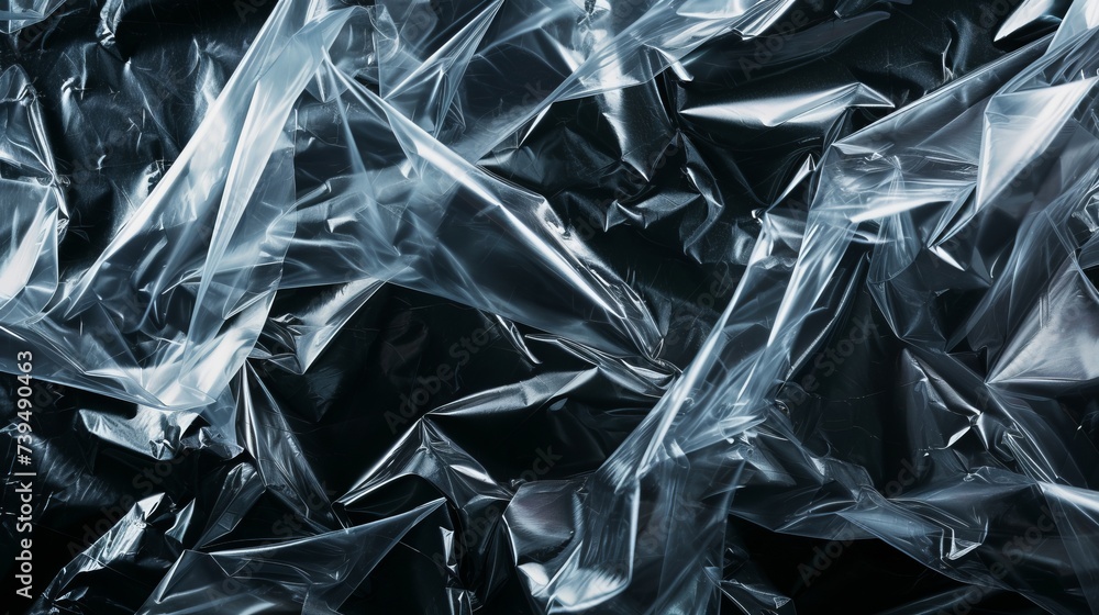 black cellophane polyethylene background. black cellophane polyethylene background.