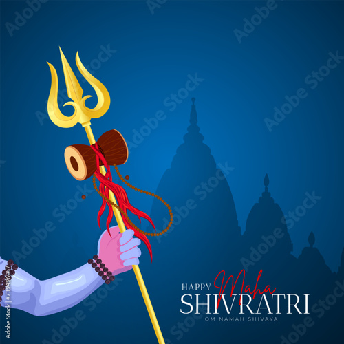 Happy Maha Shivratri | Maha Shivaratri Wishes | Happy Maha Shivratri Social Media Post | Shivratri Web Banner, Story, Print 