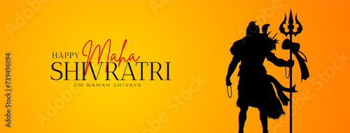 Happy Maha Shivratri | Maha Shivaratri Wishes | Happy Maha Shivratri Social Media Post | Shivratri Web Banner, Story, Print  photo