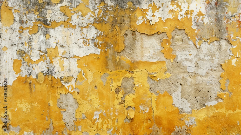 background of an old wall, painted in a faded yellow, exuding a sense of history background of an old wall, painted in a faded yellow, exuding a sense of history