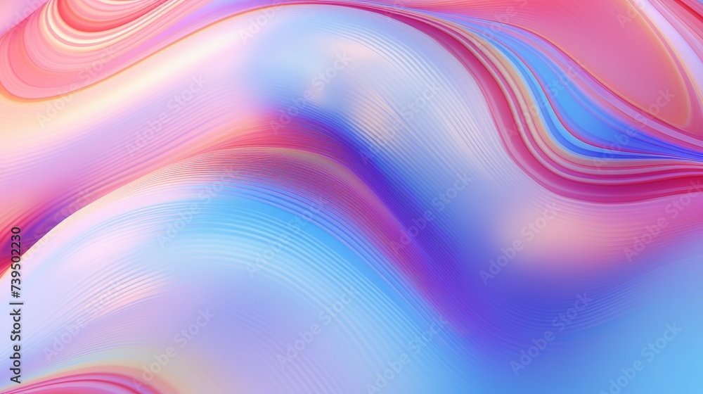 Obraz premium Colorful funky fantasy abstract holographic background