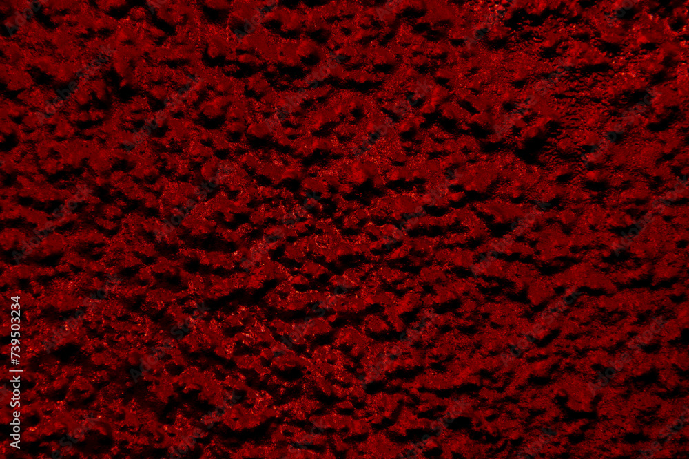 Red metallic abstract rough wall background texture