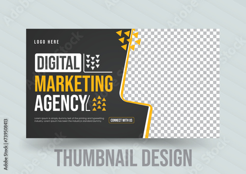 Creative thumbnail template design