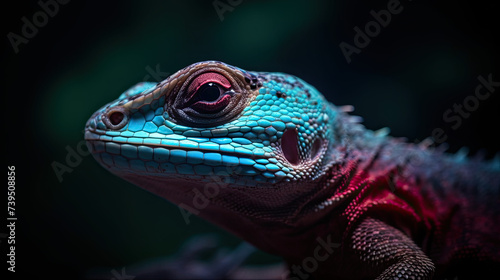 iguana on a tree