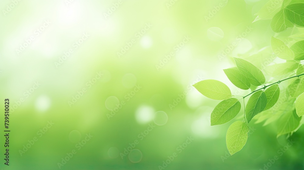 Naklejka premium Modern abstract green nature background,