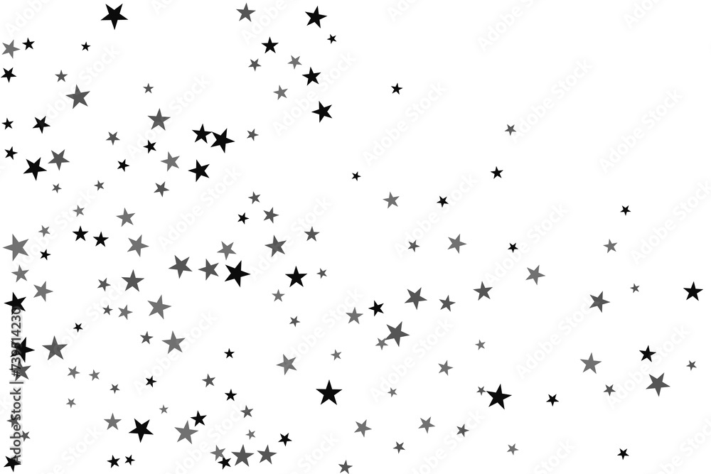 Star confetti. Silver casual confetti background. Bright design pattern. Star confetti. Silver casual confetti background. Bright design pattern.