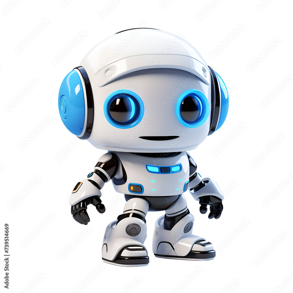 3D Cartoon AI Robot Logo Illustration Toy Robot Robot Assistant No Background Perfect for Print on Demand 3D Cartoon AI Robot Logo Illustration Toy Robot Robot Assistant No Background Perfect for Print on Demand