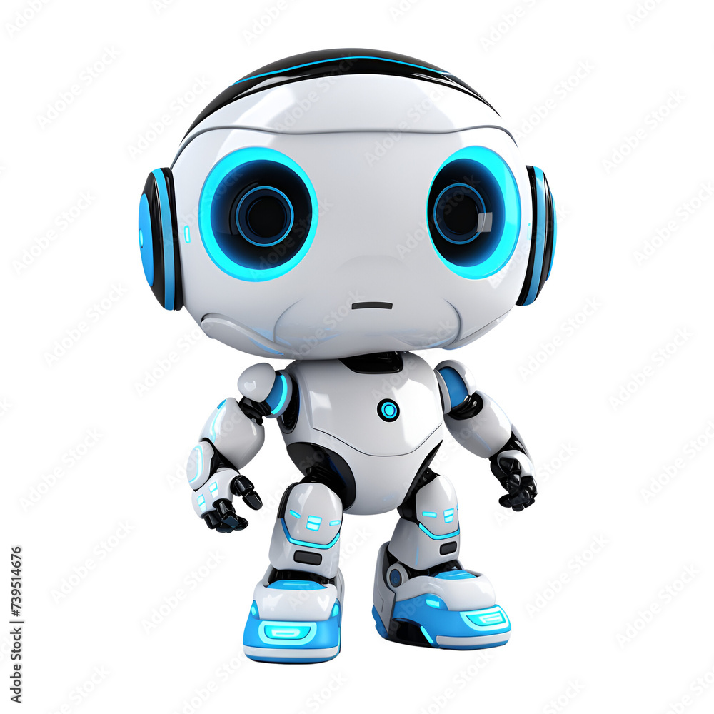3D Cartoon AI Robot Logo Illustration Toy Robot Robot Assistant No Background Perfect for Print on Demand 3D Cartoon AI Robot Logo Illustration Toy Robot Robot Assistant No Background Perfect for Print on Demand
