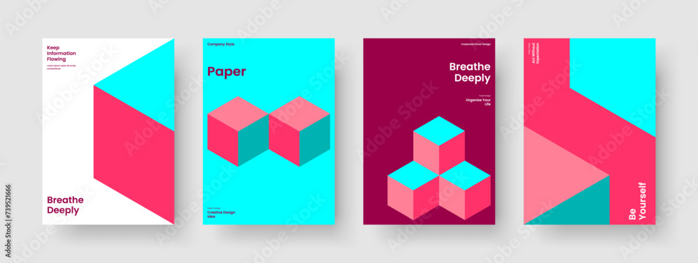 Isolated Flyer Template. Geometric Banner Design. Creative Business Presentation Layout. Book Cover. Brochure. Poster. Background. Report. Catalog. Advertising. Brand Identity. Handbill. Leaflet