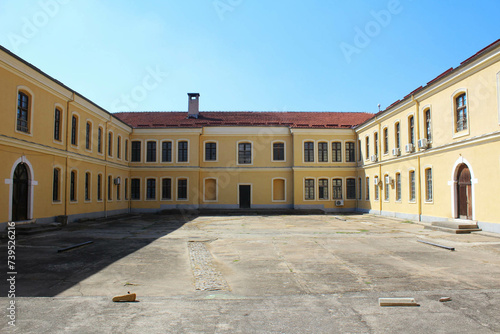 school courtyard