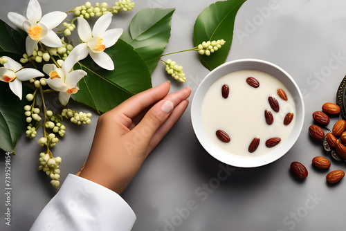 Traditional meal for iftar in time of ramadan